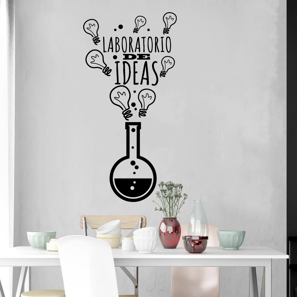 Lighting Decoration Ideas For Home - Hiszpańskie laboratorium pomysłów naklejka ścienna z