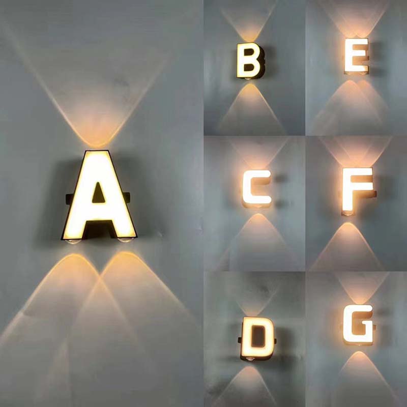 Lighting Decor Company - LED Letter Lights Sign 26. Alphabet