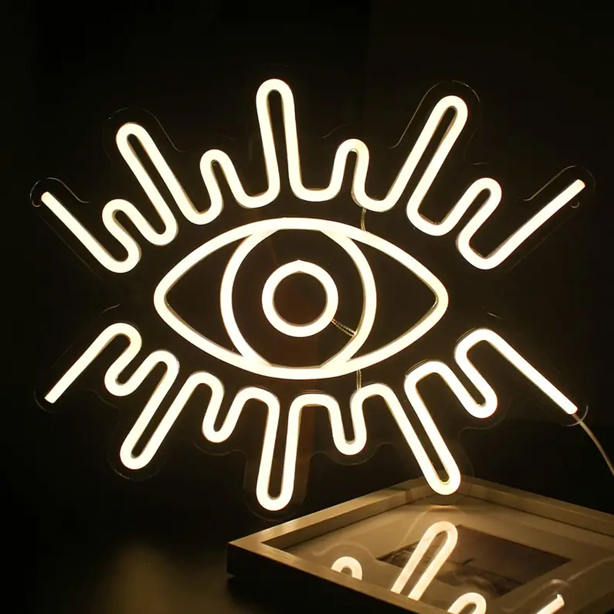 Lighting Decoration Ideas For Home - Znak LED Neonowy w Kształcie Oka,