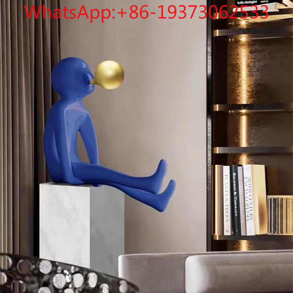 Lighting Decor - Figura wejściowa, rzeźba dmuchająca bańki, kreskówkowy