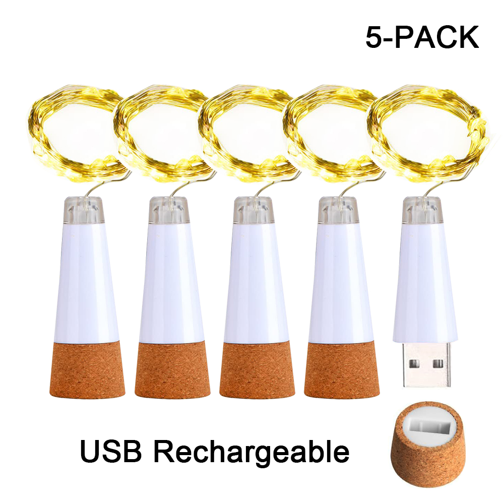 Decor Lighting Cork - 2m 20 LED Cork Bottle Fairy