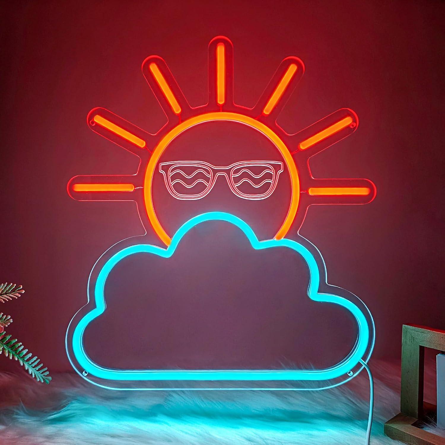 Lighting Decor Sunrise - Neonowy znak LED Wschód Słońca Zachód