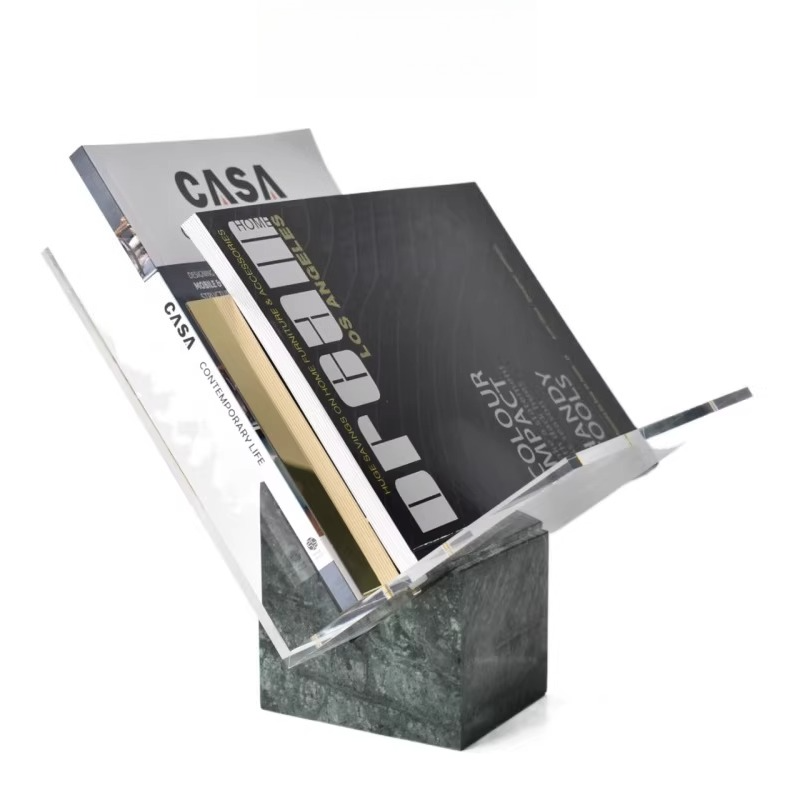 Lighting And Decor Magazine - Lekki luksus, prosty akrylowy stojak na