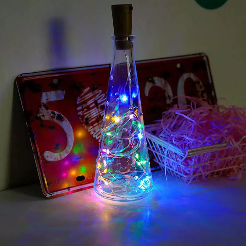 Decor Lighting Cork - Lampki LED do butelek wina, drucik