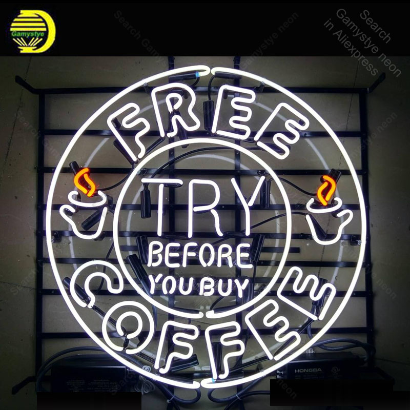 Decor Lighting India - NEON ZA DARMO Kawiarnia Żarówki NEON