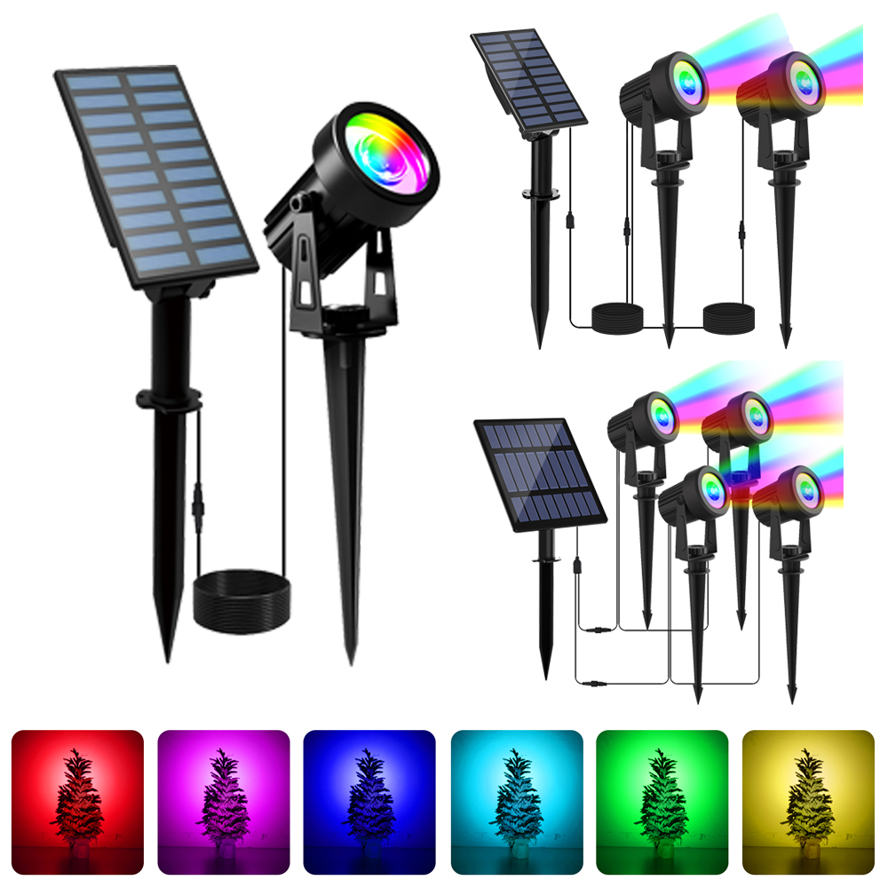 Lighting Decor Sunrise - 1/2/4 światła RGB Solarna lampa LED