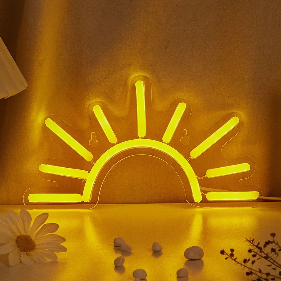 Lighting Decor Sunrise - Chi-Buy 1PC kształt wschodu słońca Neon