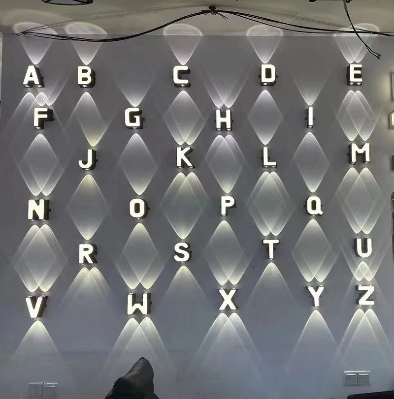 Up Lighting Decor - Zewnętrzna wodoodporna lampa ścienna IP65, oświetlenie