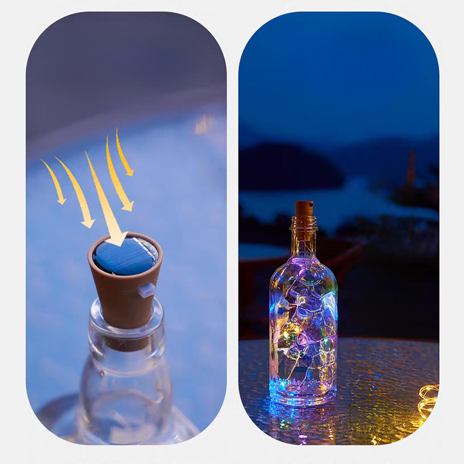 Decor Lighting Cork - Solarne lampki do butelek wina, 6
