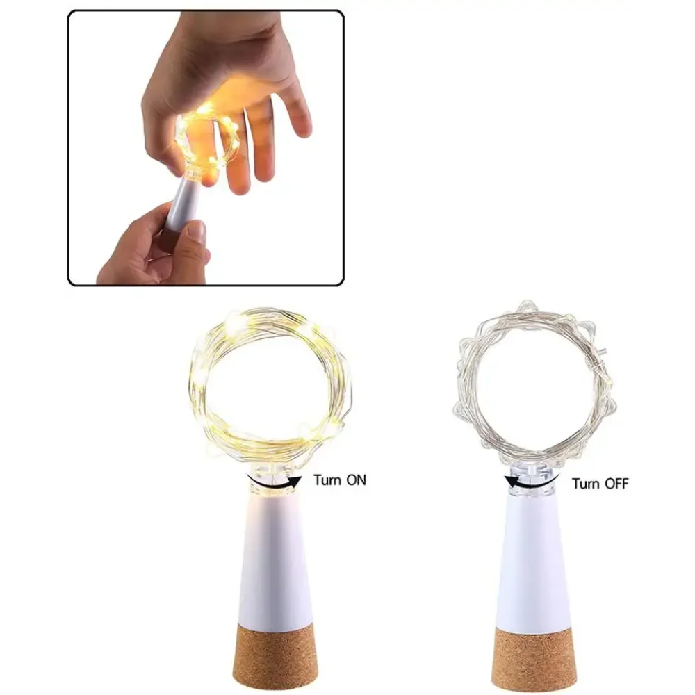 20 LED Lampki Korkowe Butelki  – Decor Lighting Cork recenzja i cena