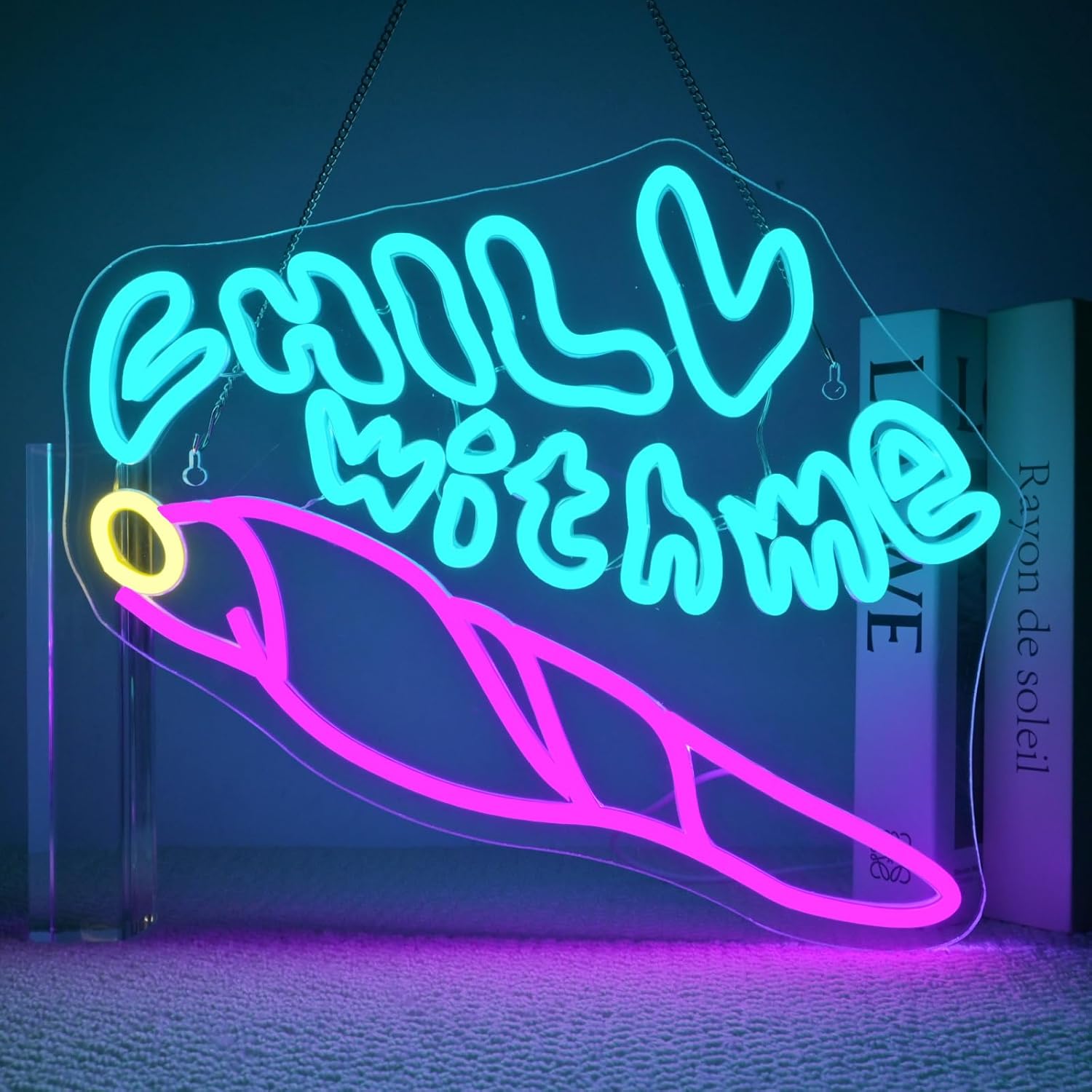 Neonowy Znak Chill with Me, Ne – Bedroom Lighting Decor Ideas recenzja i cena
