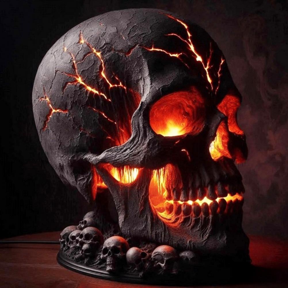 Lampa Halloweenowa z kamienia  – Unique Lighting Decor recenzja i cena
