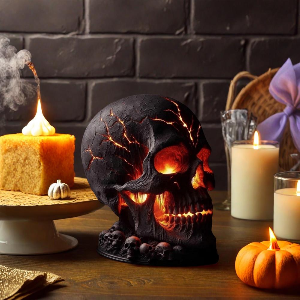 Lampa Halloweenowa z kamienia  – Unique Lighting Decor recenzja i cena