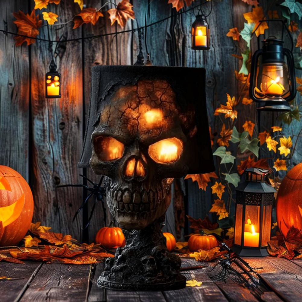 Lampa Halloweenowa z kamienia  – Unique Lighting Decor recenzja i cena