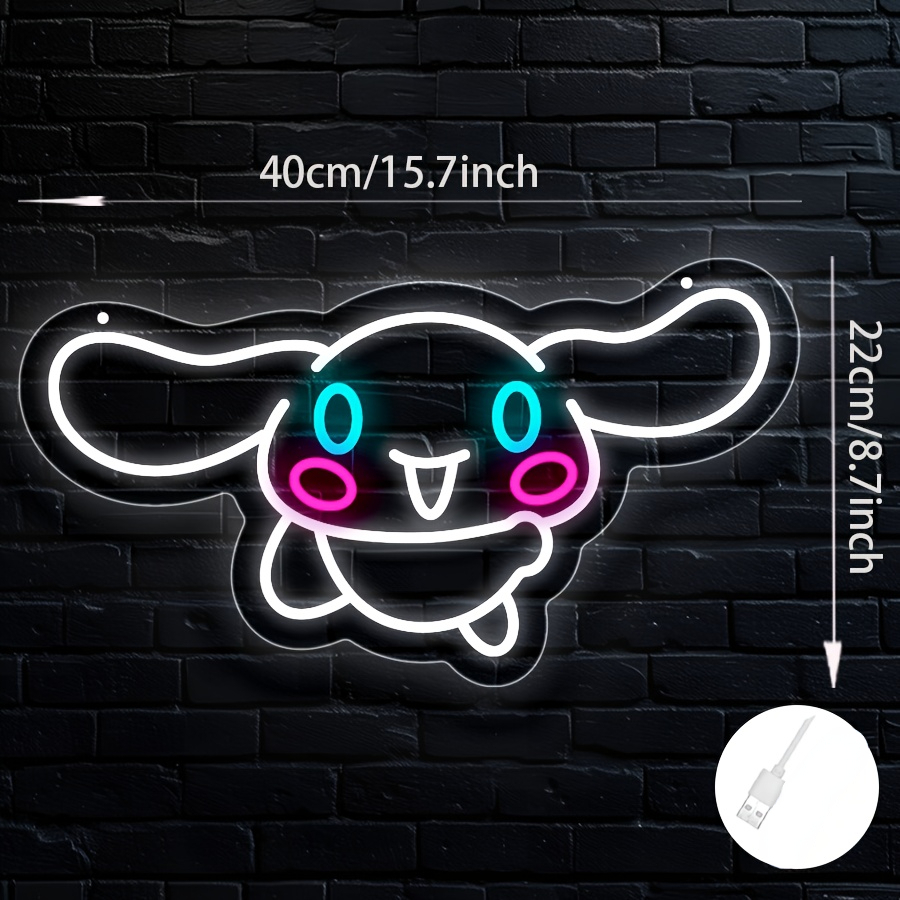 Uroczy Króliczek Neonowy Znak  – Bedroom Lighting Decor Ideas recenzja i cena