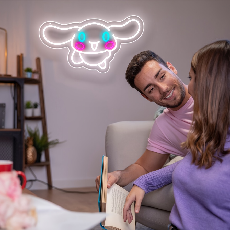 Uroczy Króliczek Neonowy Znak  – Bedroom Lighting Decor Ideas recenzja i cena