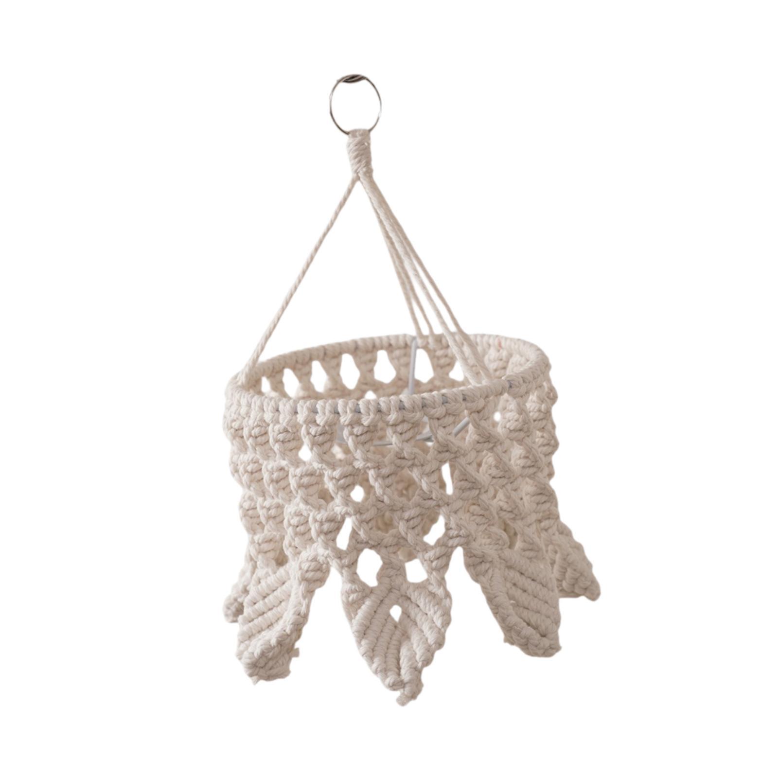 Abażur z bawełnianego sznurka, – Bedroom Lighting Decor Ideas recenzja i cena