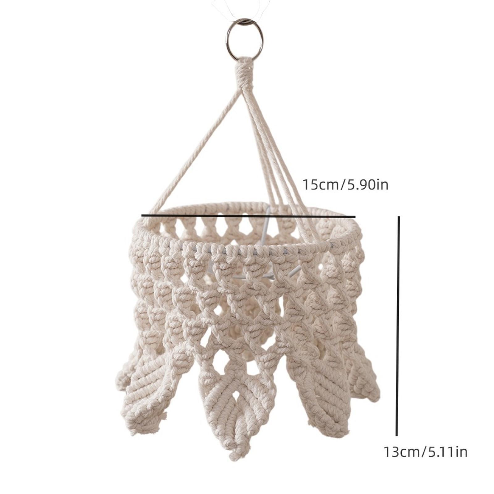 Abażur z bawełnianego sznurka, – Bedroom Lighting Decor Ideas recenzja i cena