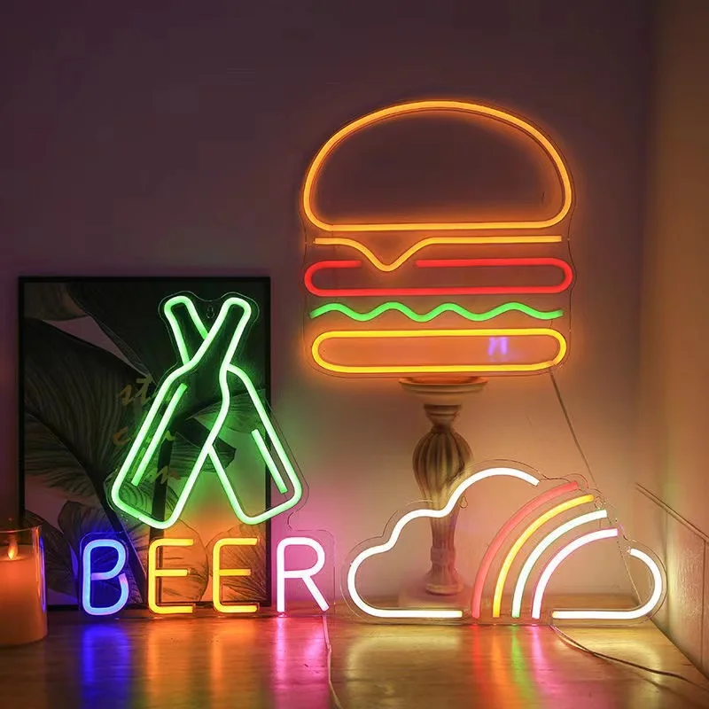 Gra Neonowe znaki nocne na ści – Bedroom Lighting Decor Ideas recenzja i cena