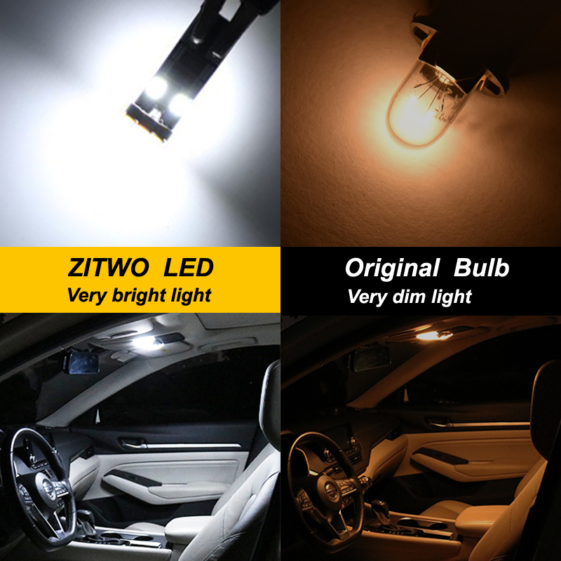 ZITWO 8Pcs Żarówka LED Canbus  – Lighting Interior Decor recenzja i cena