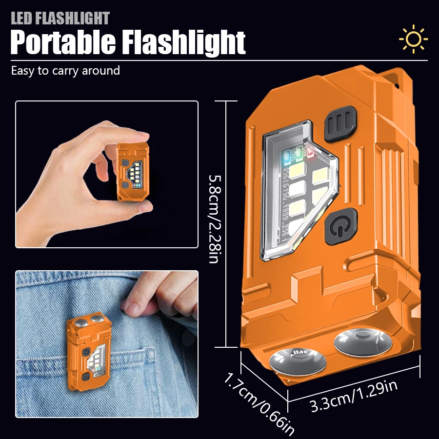 Mini Latarka EDC Brelok Akumul – Orange Lighting Decor recenzja i cena