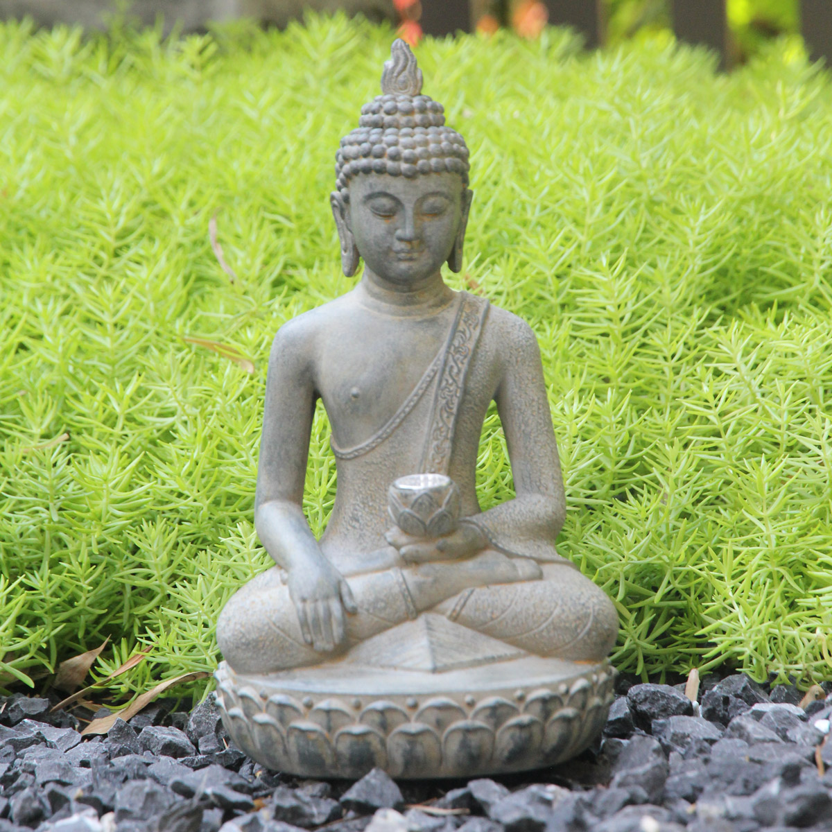 Statua Buddy zasilana energią  – Decor Lighting India recenzja i cena