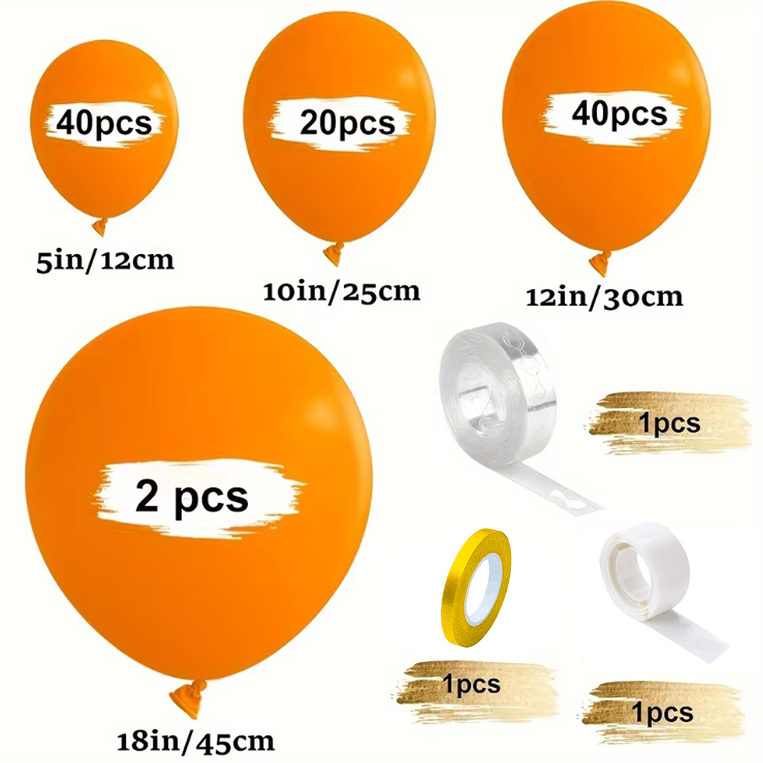 Zestaw 102 pomarańczowych balo – Orange Lighting Decor recenzja i cena