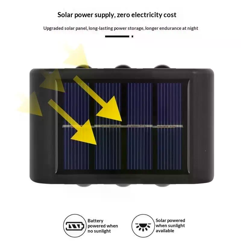 Solarna lampa ścienna zewnętrz – Up Lighting Decor recenzja i cena
