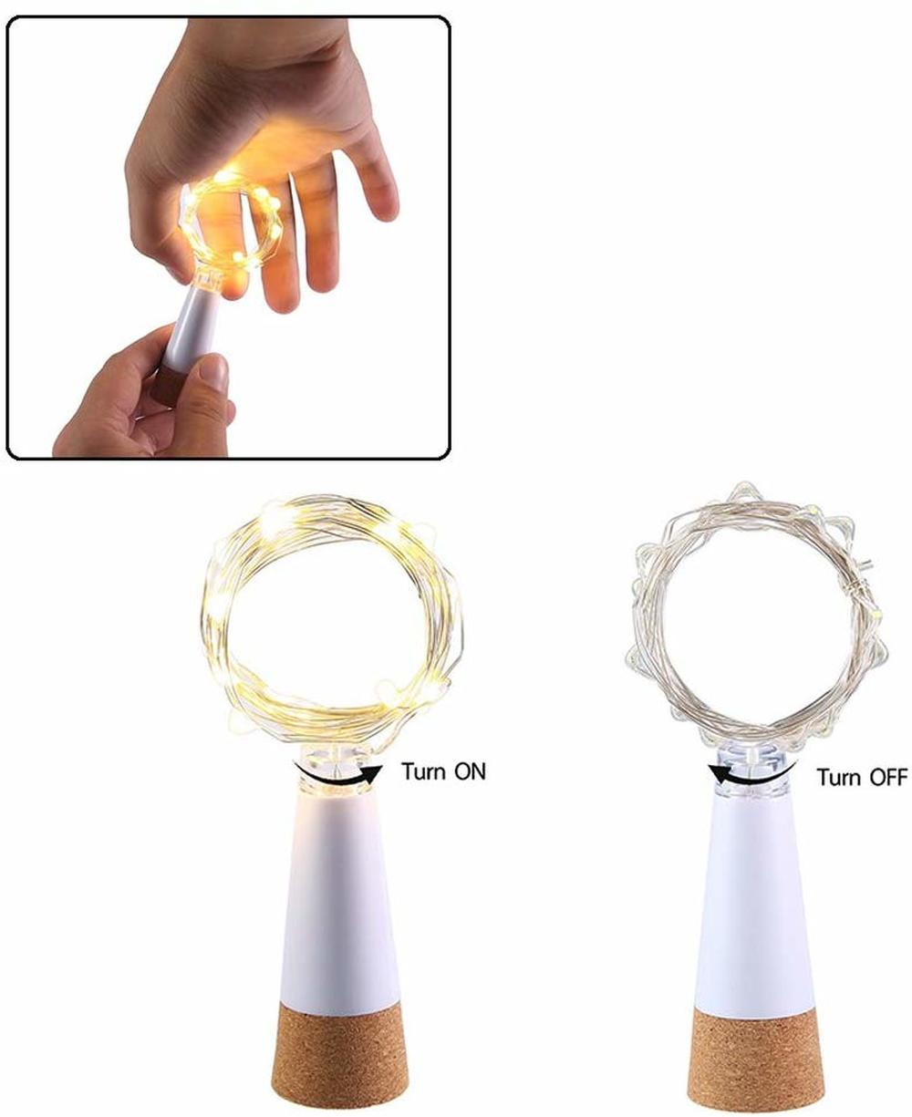2m 20 LED Cork Bottle Fairy Li – Decor Lighting Cork recenzja i cena