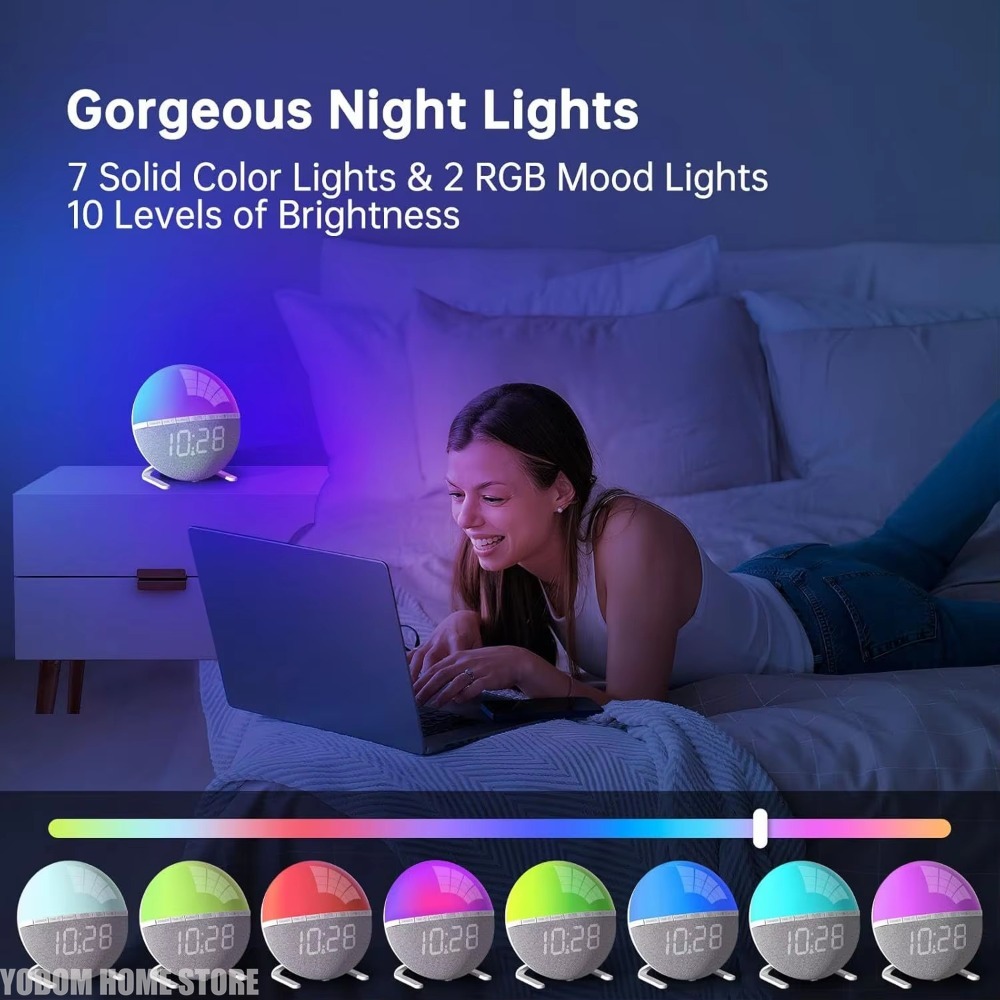 Budzik z funkcją świateł poran – Lighting Decor Sunrise recenzja i cena