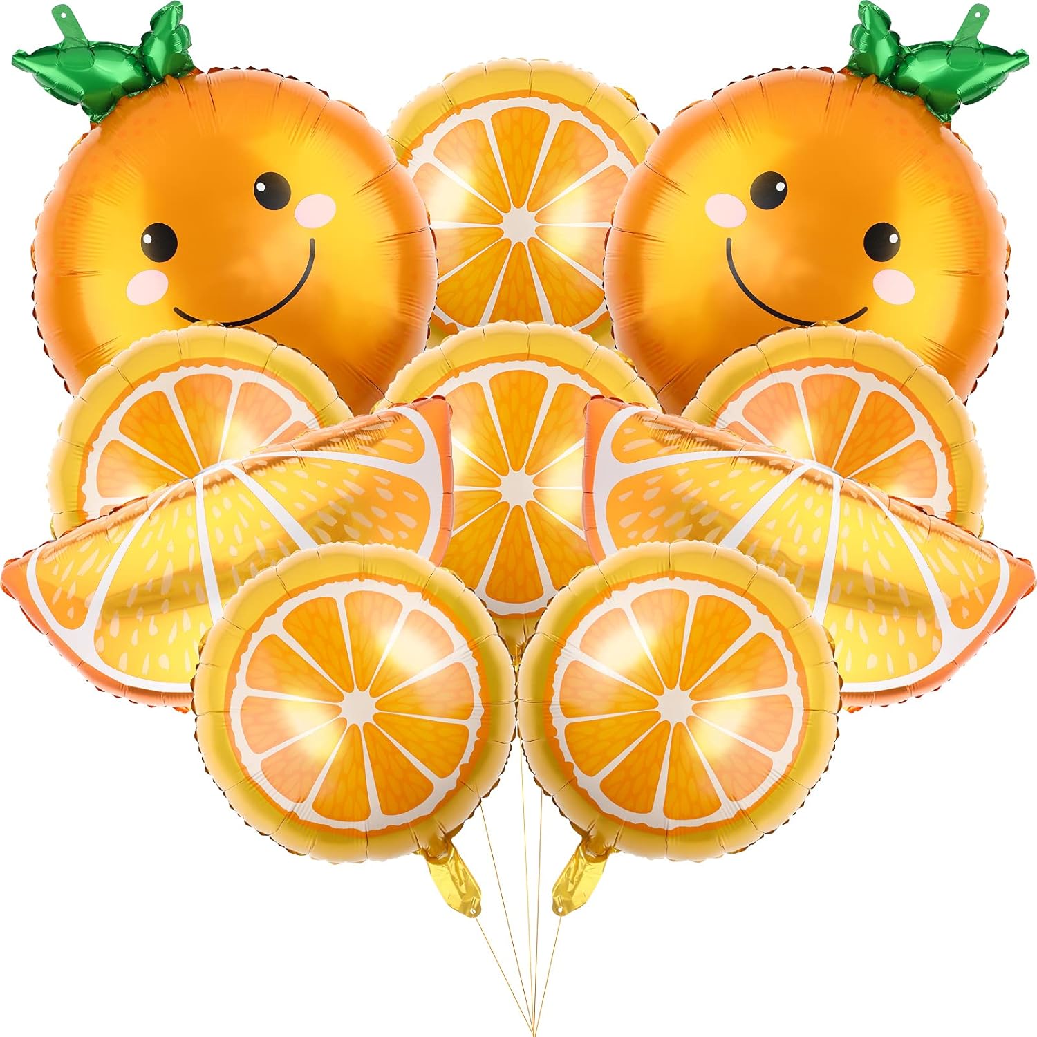 10 szt. Pomarańczowe Balony w  – Orange Lighting Decor recenzja i cena