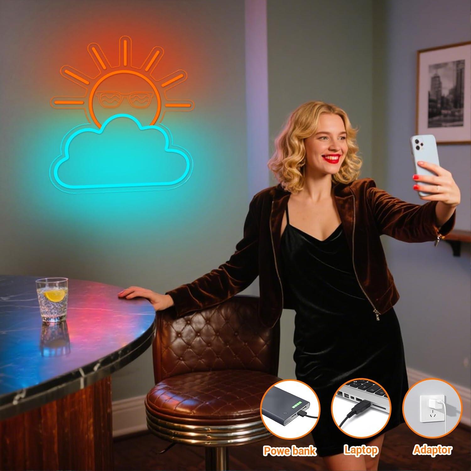 Neonowy znak LED Wschód Słońca – Lighting Decor Sunrise recenzja i cena