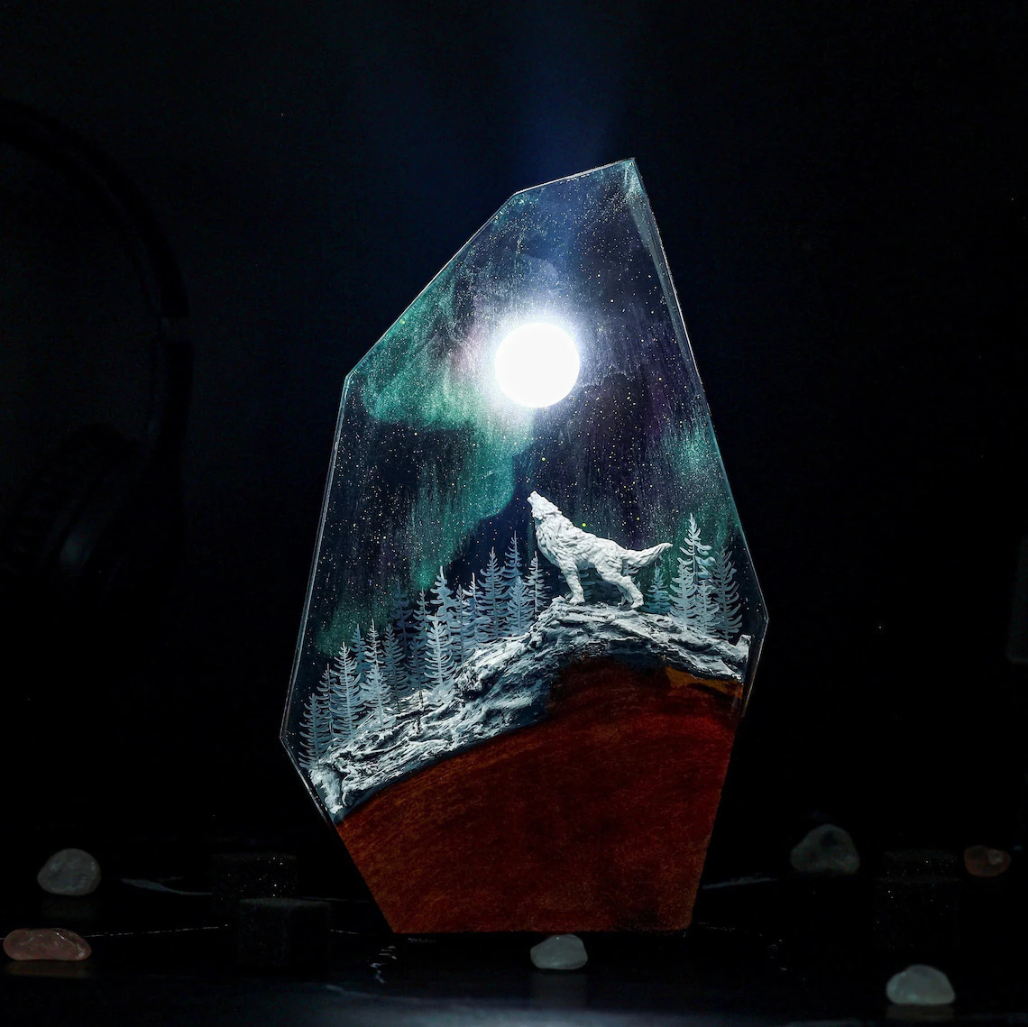 Nowa Kreatywna Lampa z Żywicy  – Unique Lighting Decor recenzja i cena