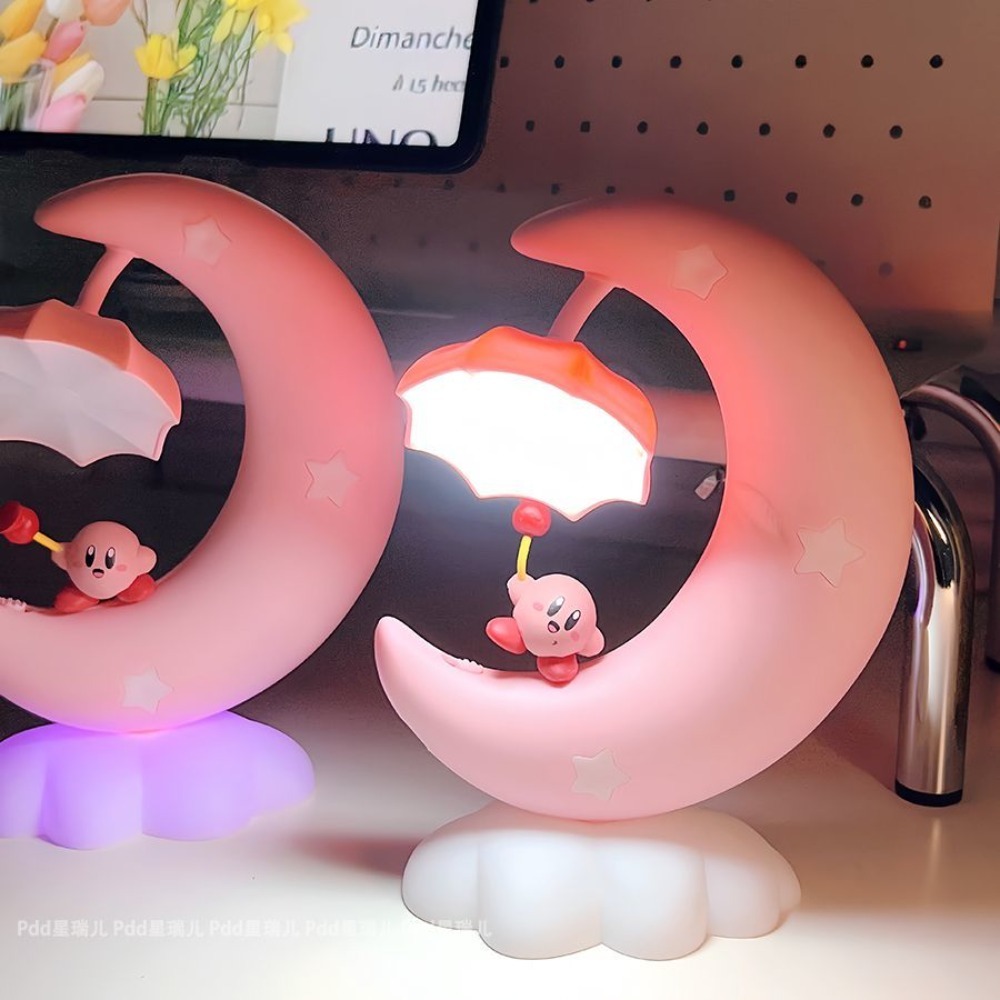 Urocza lampka nocna Kirby, kaw – Led Moon Lamp recenzja i cena