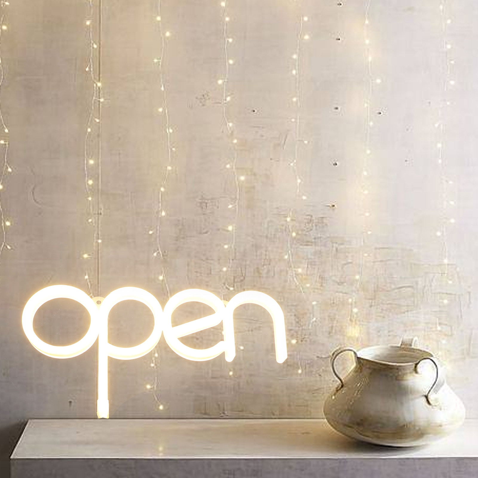 Elegancki neonowy znak LED Ope – Bedroom Lighting Decor Ideas recenzja i cena