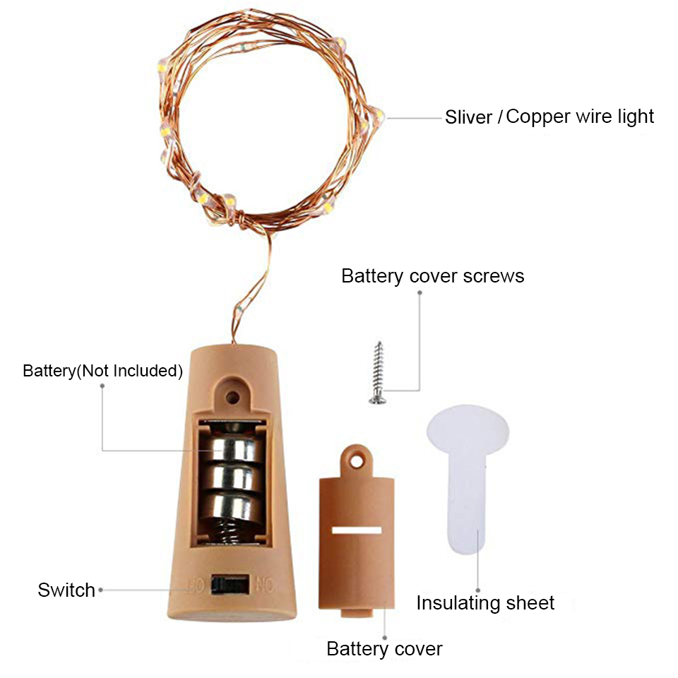 1/3/5/10/20 sztuk butelka wina – Decor Lighting Cork recenzja i cena