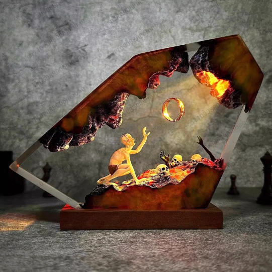 Lampa z żywicy Unikalna dekora – Unique Lighting Decor recenzja i cena