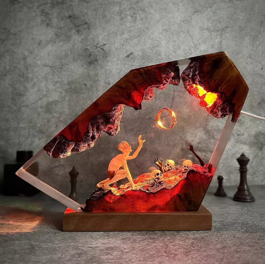 Lampa z żywicy Unikalna dekora – Unique Lighting Decor recenzja i cena