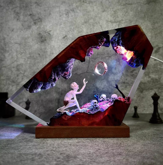 Lampa z żywicy Unikalna dekora – Unique Lighting Decor recenzja i cena