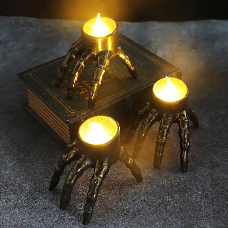 Halloween Break The Arm Skull  – Orange Lighting Decor recenzja i cena