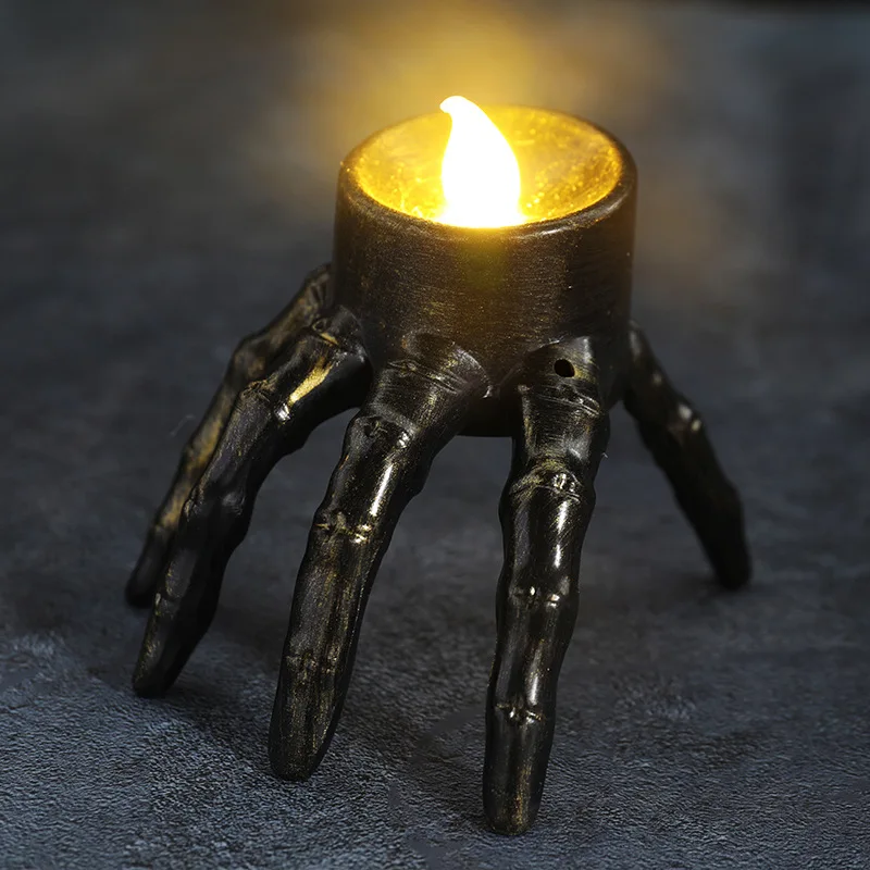 Halloween Break The Arm Skull  – Orange Lighting Decor recenzja i cena