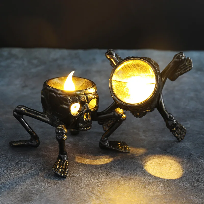 Halloween Break The Arm Skull  – Orange Lighting Decor recenzja i cena