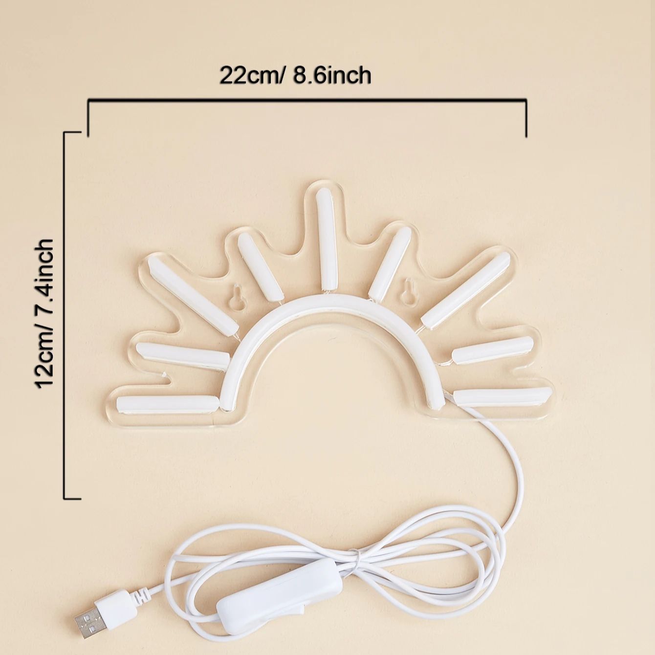 Chi-Buy 1PC kształt wschodu sł – Lighting Decor Sunrise recenzja i cena