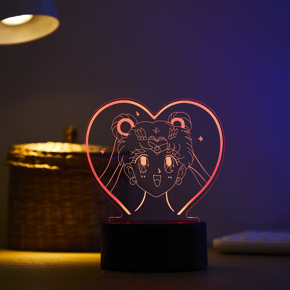 Lampka nocna LED 3D z postacią – Led Moon Lamp recenzja i cena