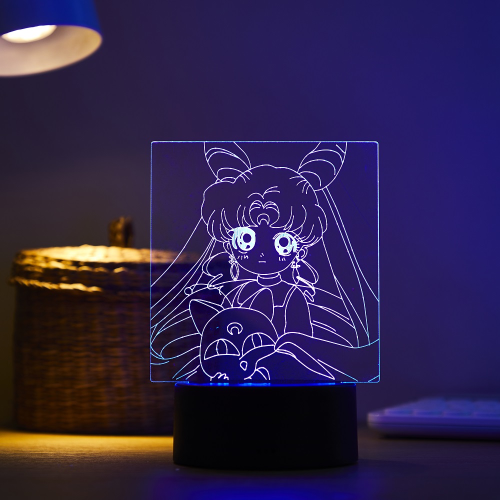 Lampka nocna LED 3D z postacią – Led Moon Lamp recenzja i cena